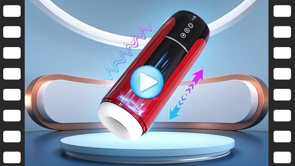 Automatic Masturbator for Men Telescopic Blowjob Machine Male Masturbation Goods Masturbate Toys IPX7 Waterproof Adult Supplies