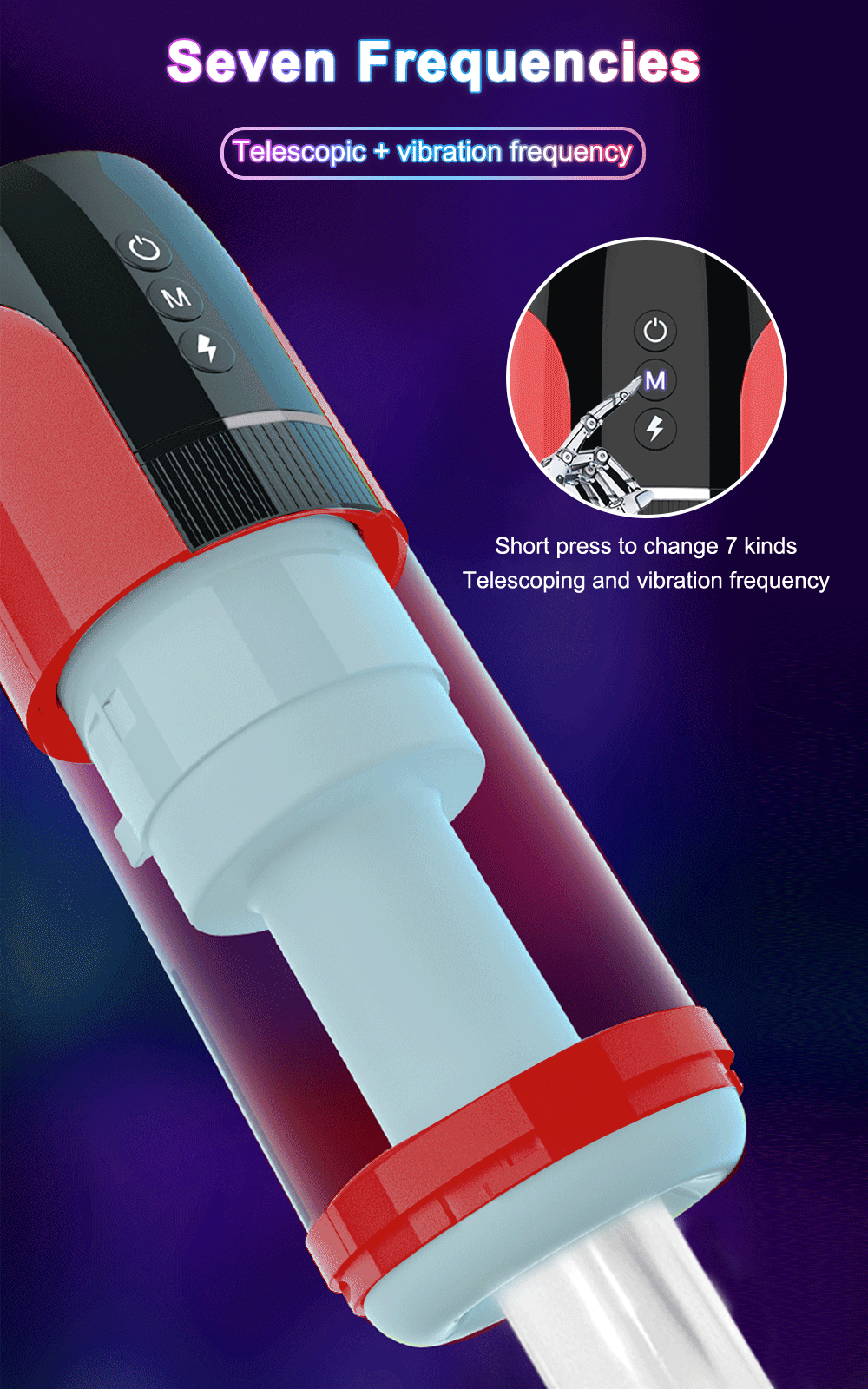 Automatic Masturbator for Men Telescopic Blowjob Machine Male Masturbation Goods Masturbate Toys IPX7 Waterproof Adult Supplies