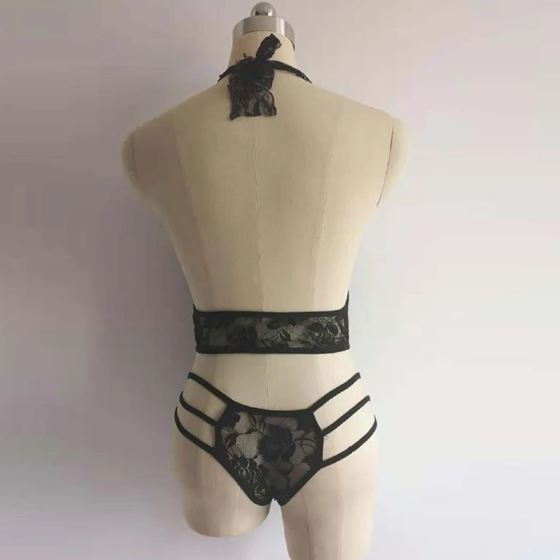 Latex Leather Sexy Lingerie V Neck Teddies Bodysuit Plus Size Women Hollow Out Underwear Erotic Costumes Porno Corsets Backless