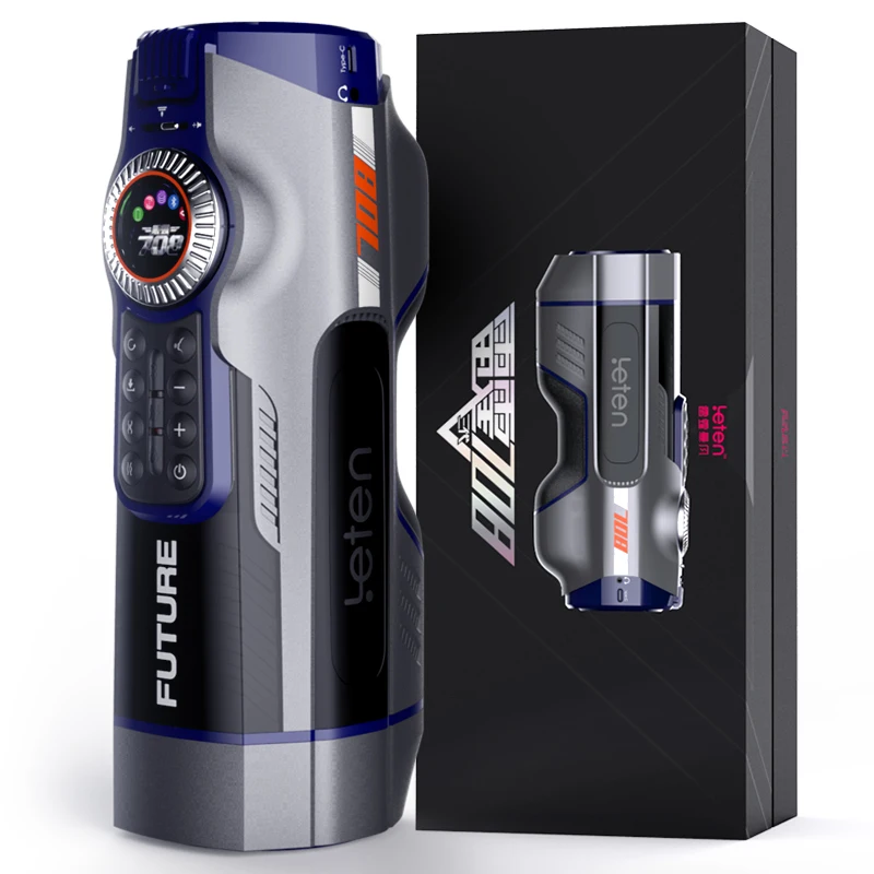 Leten 708 New 3 Generation Automatic Telescopic Male Masturbator Vagina Real Pussy Heating Moaning Masturbation Sex Toy For Men