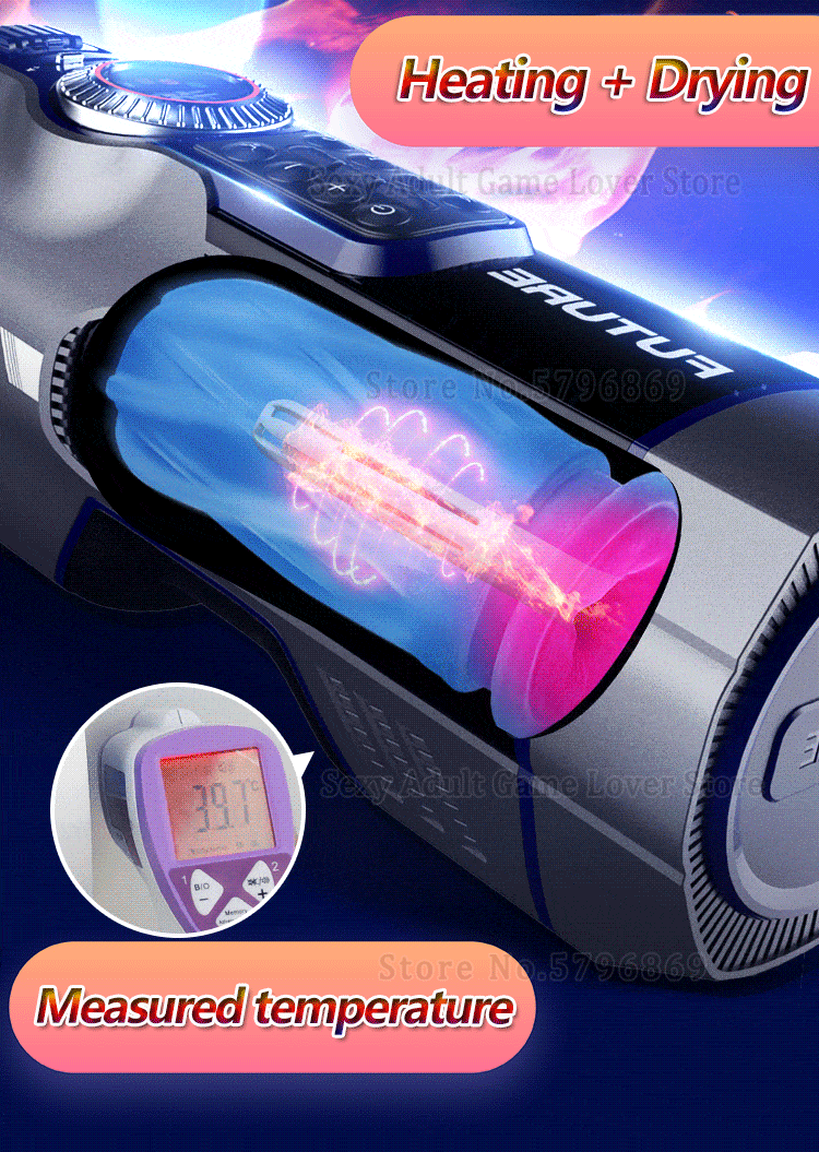 Leten 708 New 3 Generation Automatic Telescopic Male Masturbator Vagina Real Pussy Heating Moaning Masturbation Sex Toy For Men