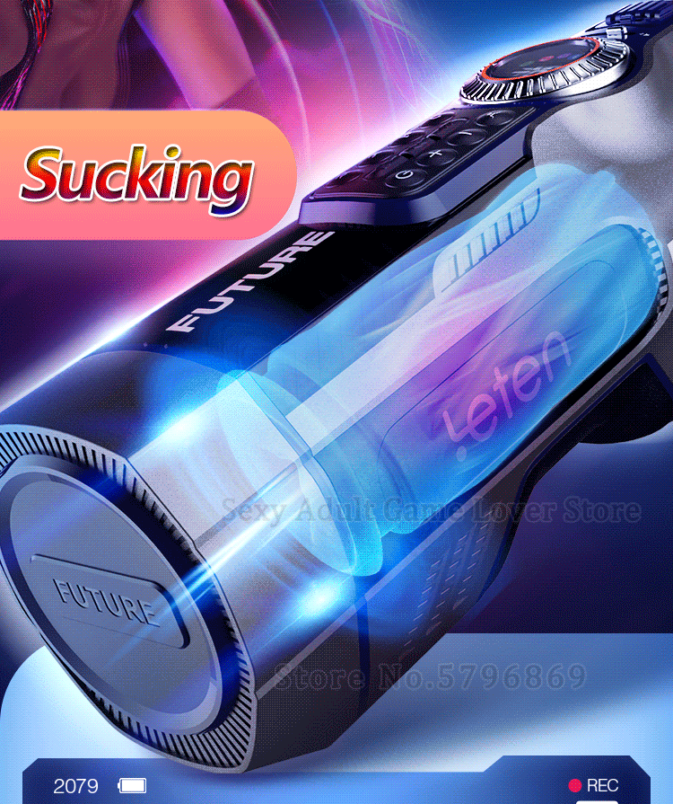 Leten 708 New 3 Generation Automatic Telescopic Male Masturbator Vagina Real Pussy Heating Moaning Masturbation Sex Toy For Men