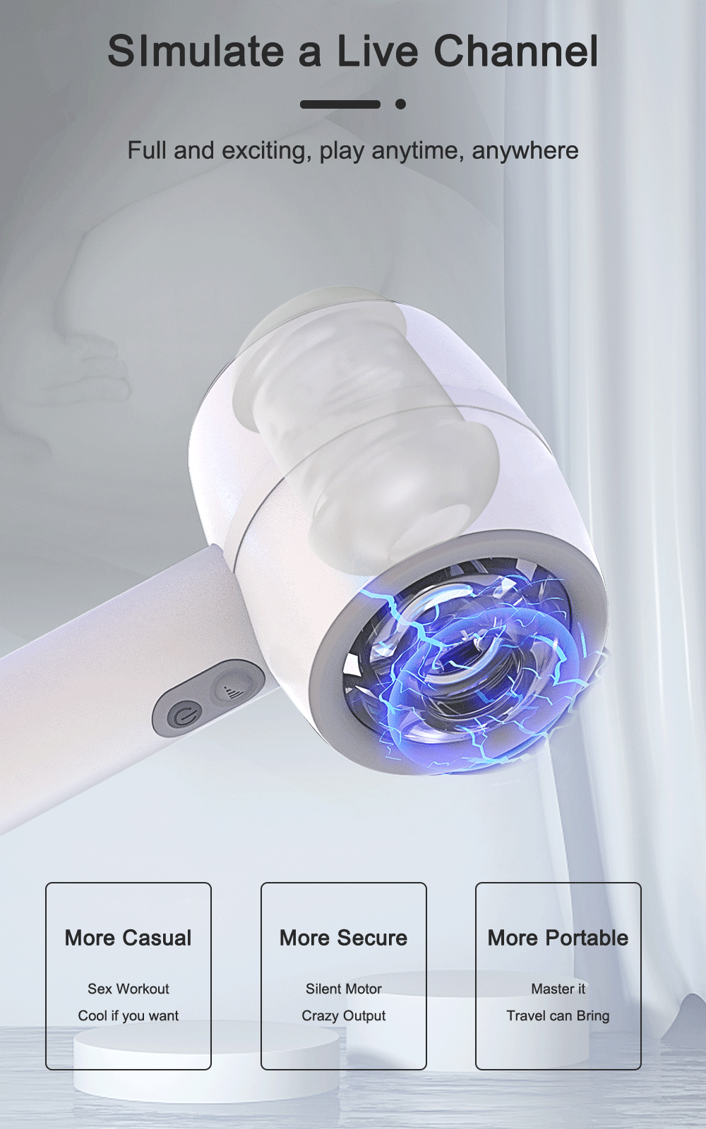 Automatic Telescopic Male Masturbator Cup for Men Silicone Vagina Pocket Penis Blowjob Oral Pussy Anal Stimulator Sex Toys Adult