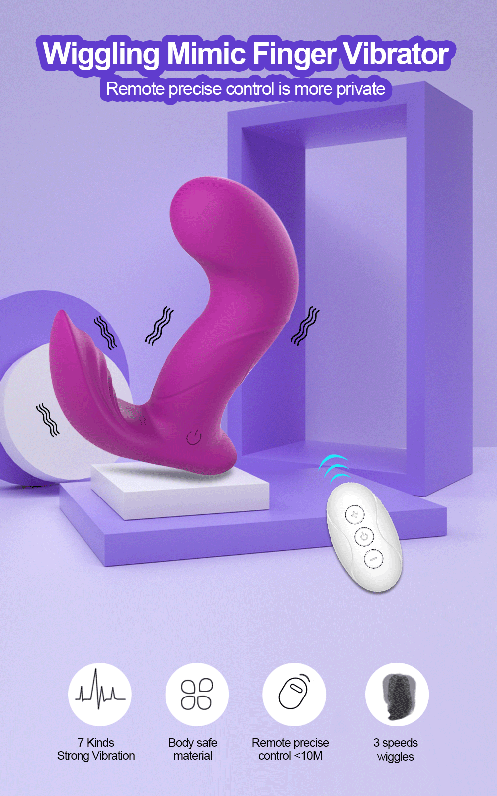 Wireless Remote Control Dildo Clitoris Stimulator Wearable Finger Wiggling Vibrator Female Sex Toys Shop for Women Couples Adult Wireless Remote Control Dildo Clitoris Stimulator Wearable Finger Wiggling Vibrator Female Sex Toys Shop for Women Couples Adult