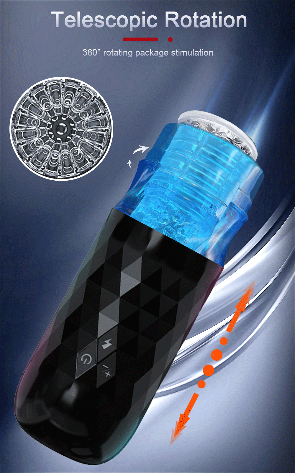 Automatic Male Masturbator Telescopic Rotation Vagina Masturbation Equipment Sex Toys for Men Goods for Adults Piston Mastubator