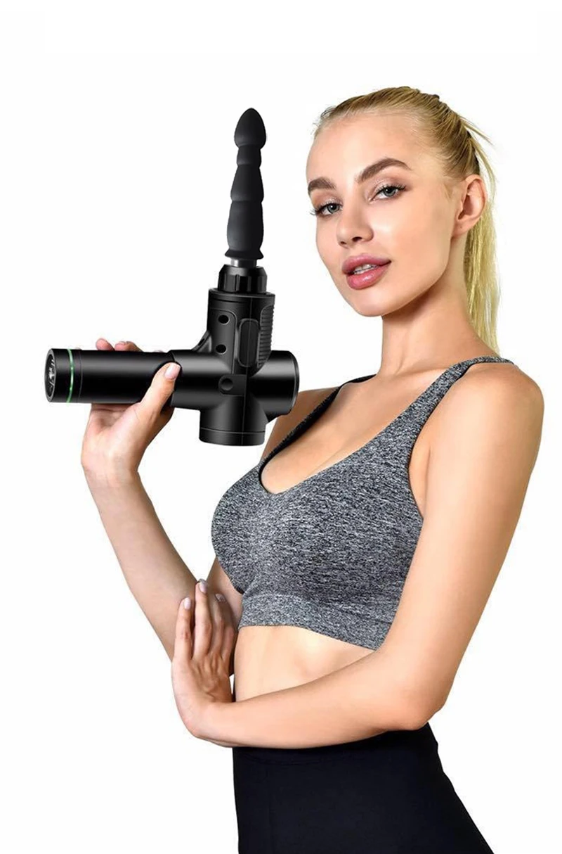 Massage Gun Heads vibration dildo penis sex adult toys silicone head VIBRAT for Fascia gun percussion Vibrators for Female Man