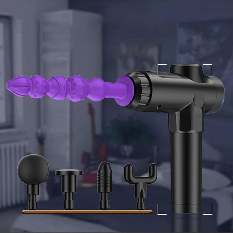Massage Gun Heads vibration dildo penis sex adult toys silicone head VIBRAT for Fascia gun percussion Vibrators for Female Man