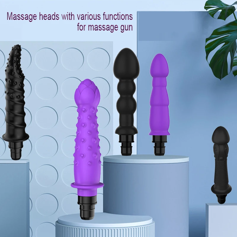 Massage Gun Heads vibration dildo penis sex adult toys silicone head VIBRAT for Fascia gun percussion Vibrators for Female Man Massage Gun Heads vibration dildo penis sex adult toys silicone head VIBRAT for Fascia gun percussion Vibrators for Female Man