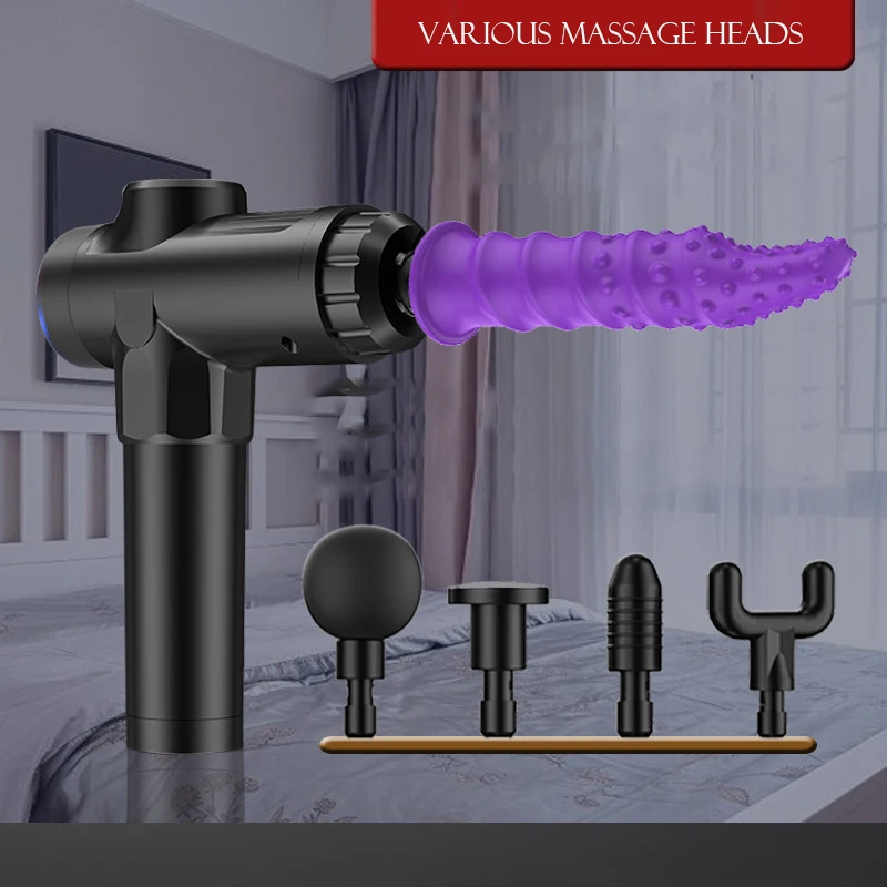 Massage Gun Heads vibration dildo penis sex adult toys silicone head VIBRAT for Fascia gun percussion Vibrators for Female Man