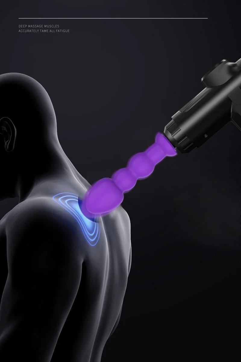 Massage Gun Heads vibration dildo penis sex adult toys silicone head VIBRAT for Fascia gun percussion Vibrators for Female Man