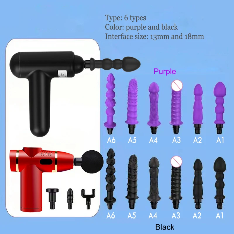 Massage Gun Heads vibration dildo penis sex adult toys silicone head VIBRAT for Fascia gun percussion Vibrators for Female Man Massage Gun Heads vibration dildo penis sex adult toys silicone head VIBRAT for Fascia gun percussion Vibrators for Female Man