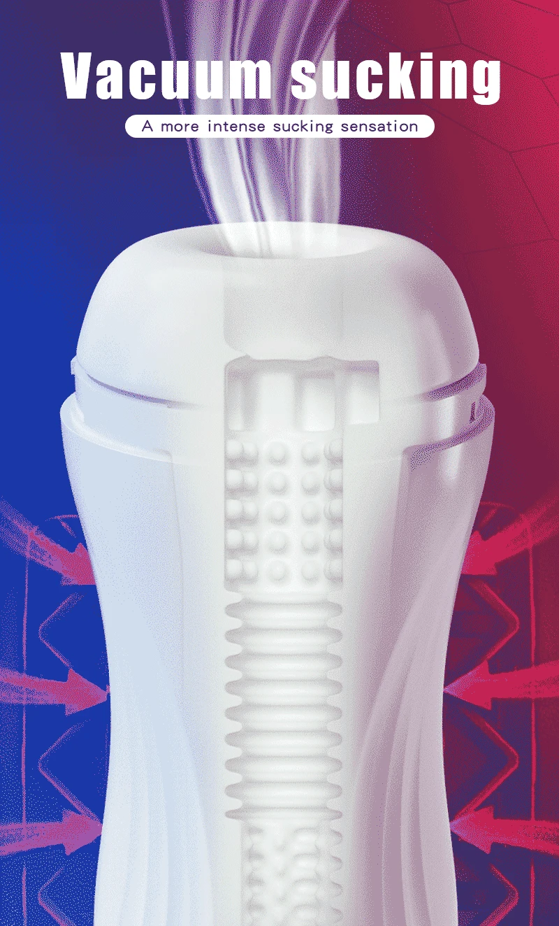 Male Masturbation Cup Automatic Sucking Real Oral Vagina Vacuum Suction Vibrator Masturbator Sex Toys For Men Blowjob Sexy Shop