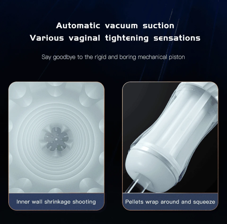Male Masturbation Cup Automatic Sucking Real Oral Vagina Vacuum Suction Vibrator Masturbator Sex Toys For Men Blowjob Sexy Shop