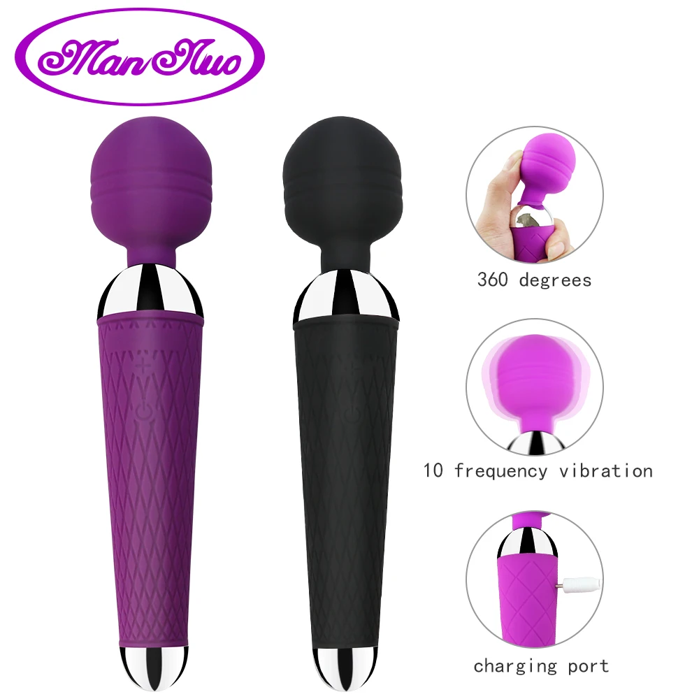 Man nuo 10 Speeds Powerful AV Magic Wand Clitoris Sex Toys for Women G spot Vibrator Massager Adult Sex Product Man nuo 10 Speeds Powerful AV Magic Wand Clitoris Sex Toys for Women G spot Vibrator Massager Adult Sex Product
