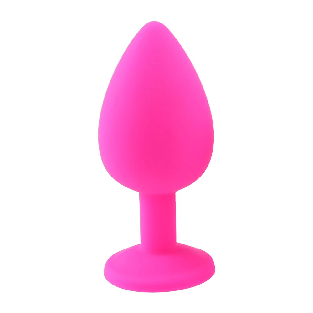 S/M/L 100%Silicone Butt Plug Anal Plugs Unisex Sex Stopper 3 Different Size Adult Toys for Men/Women Anal Trainer For Couples SM