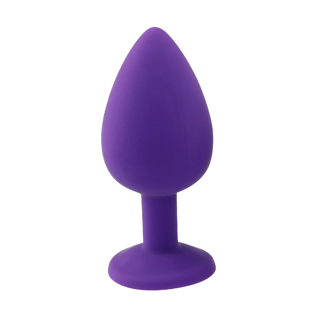 S/M/L 100%Silicone Butt Plug Anal Plugs Unisex Sex Stopper 3 Different Size Adult Toys for Men/Women Anal Trainer For Couples SM