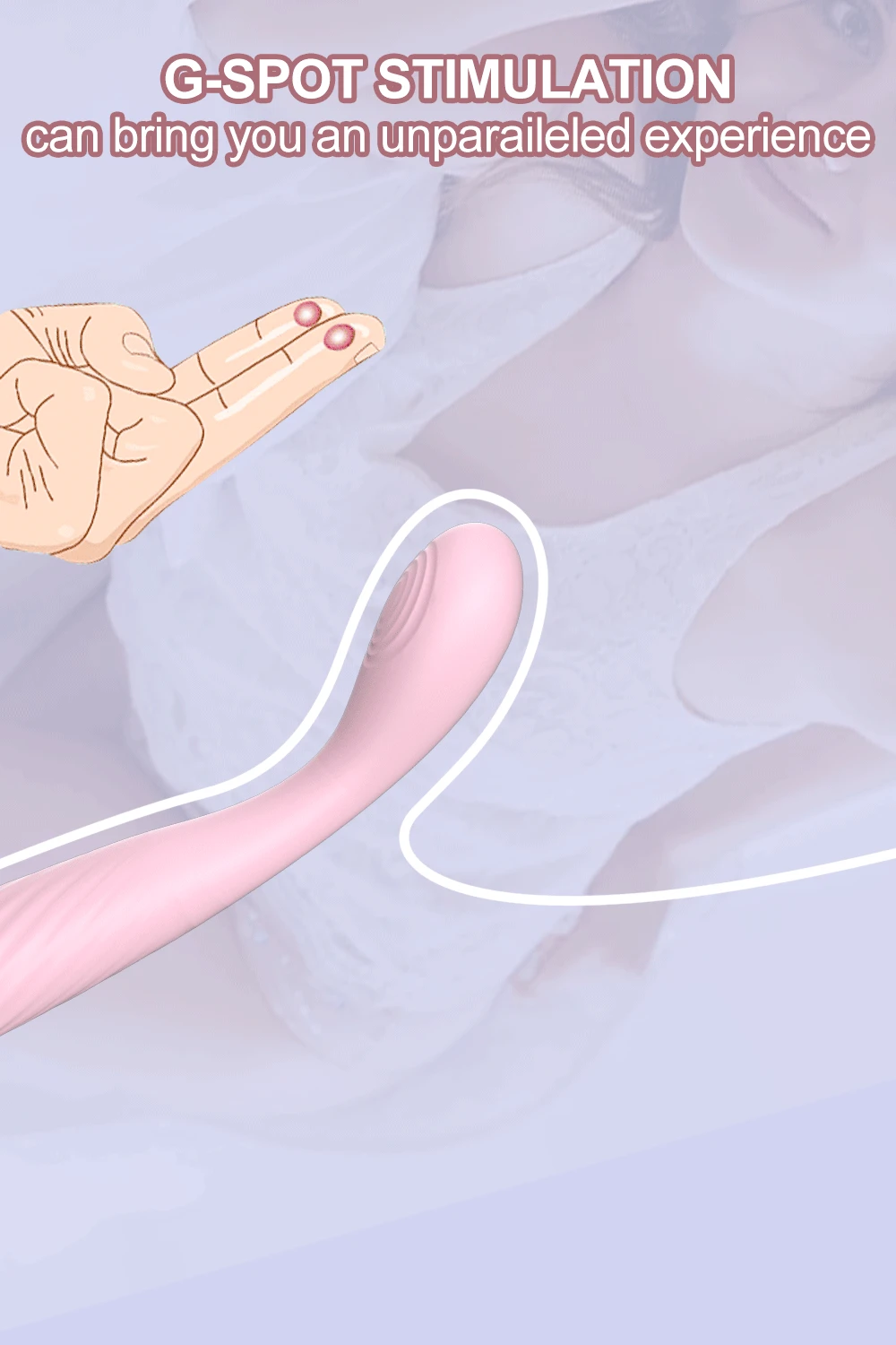 Heating Finger Shaped G Spot Dildo Adult Silicone Sex Shop Toy Vibrator Av Wand Nipple Vagina Massager Stick for Women Female