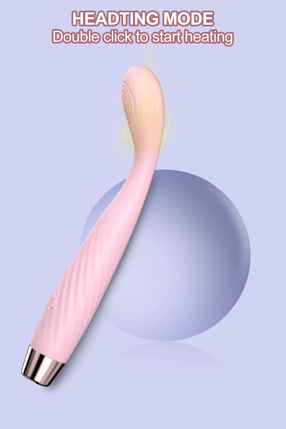 Heating Finger Shaped G Spot Dildo Adult Silicone Sex Shop Toy Vibrator Av Wand Nipple Vagina Massager Stick for Women Female