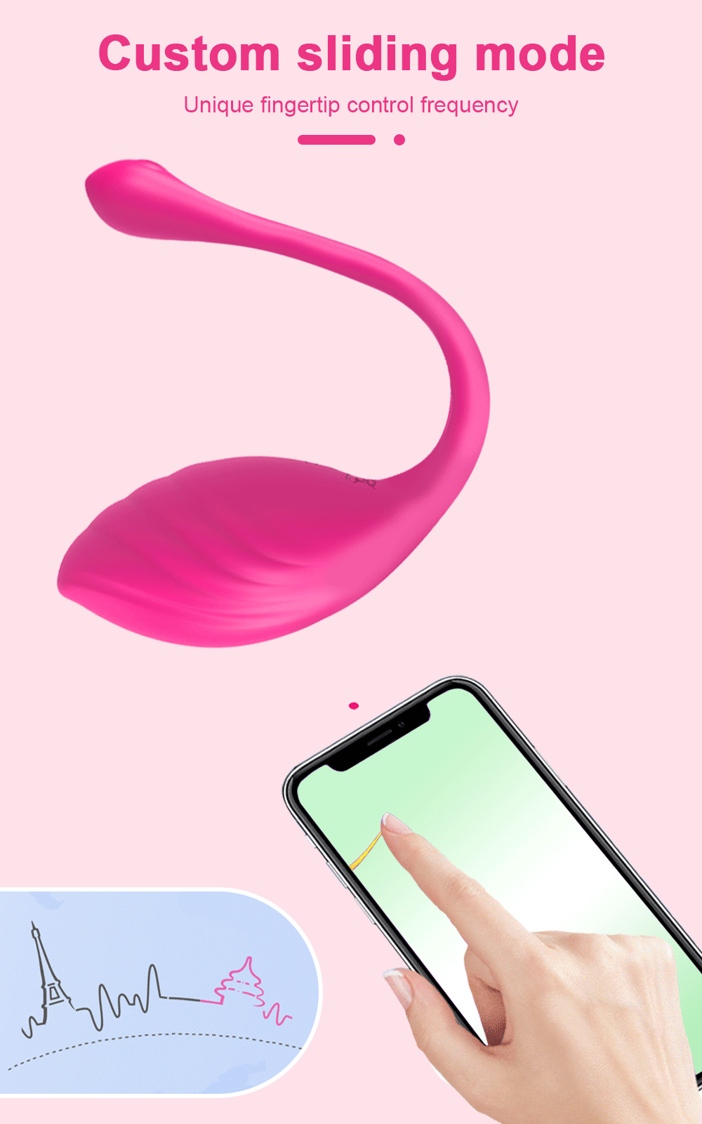 APP Bluetooth Control Female Vibrator for Women Clitoris Stimulator Wireless G Spot Dildo Love Egg Sex Toys for Adults