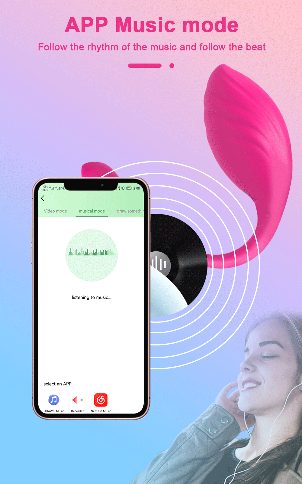 APP Bluetooth Control Female Vibrator for Women Clitoris Stimulator Wireless G Spot Dildo Love Egg Sex Toys for Adults