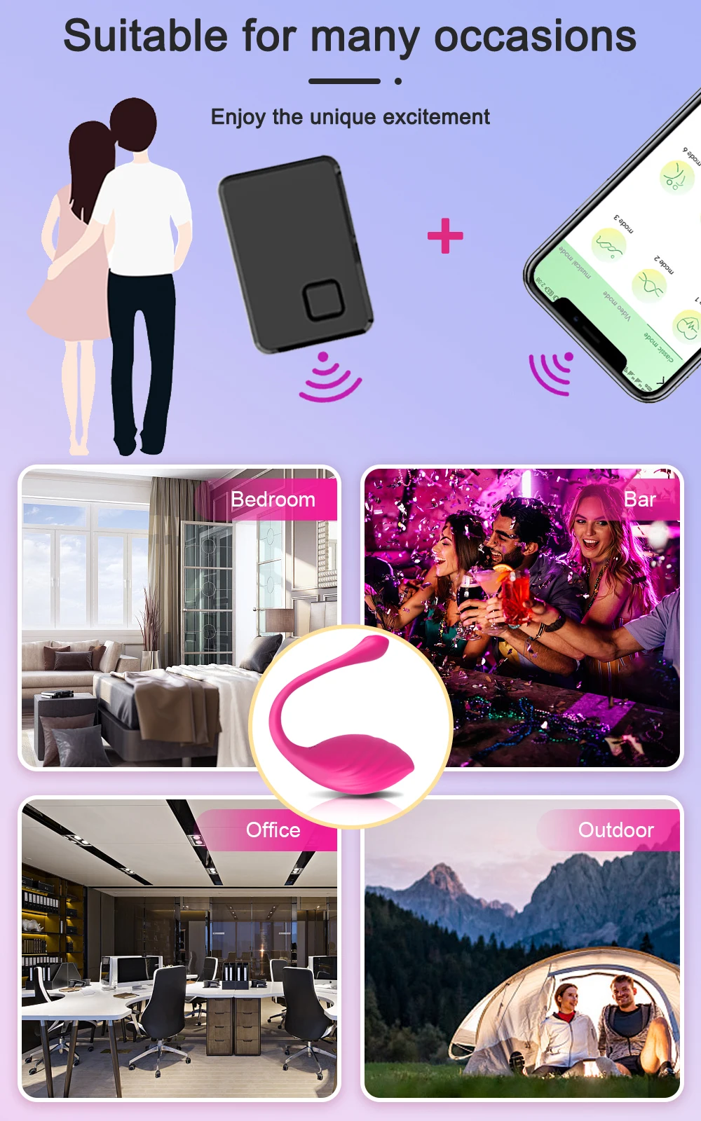 APP Bluetooth Control Female Vibrator for Women Clitoris Stimulator Wireless G Spot Dildo Love Egg Sex Toys for Adults