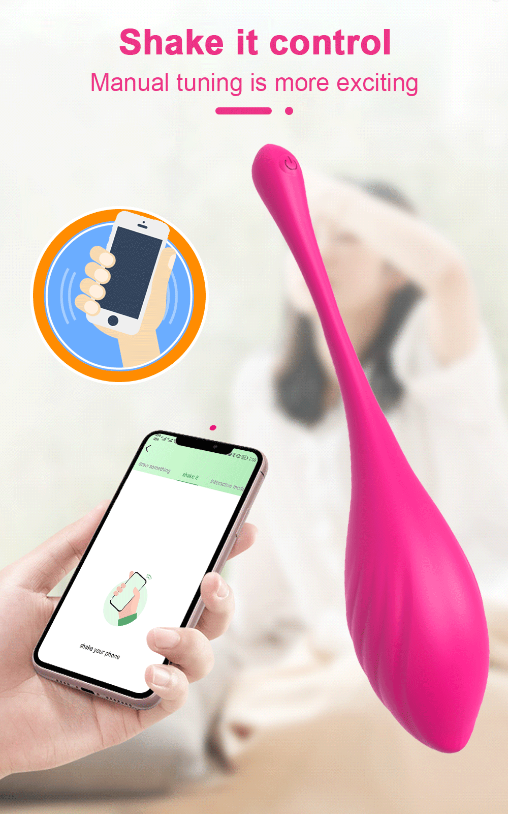 APP Bluetooth Control Female Vibrator for Women Clitoris Stimulator Wireless G Spot Dildo Love Egg Sex Toys for Adults