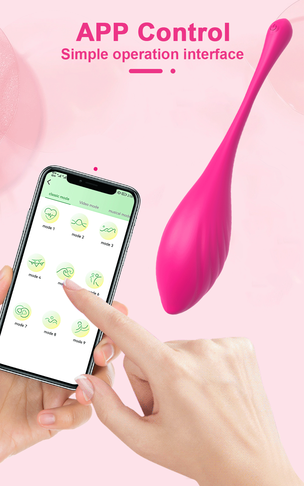 APP Bluetooth Control Female Vibrator for Women Clitoris Stimulator Wireless G Spot Dildo Love Egg Sex Toys for Adults