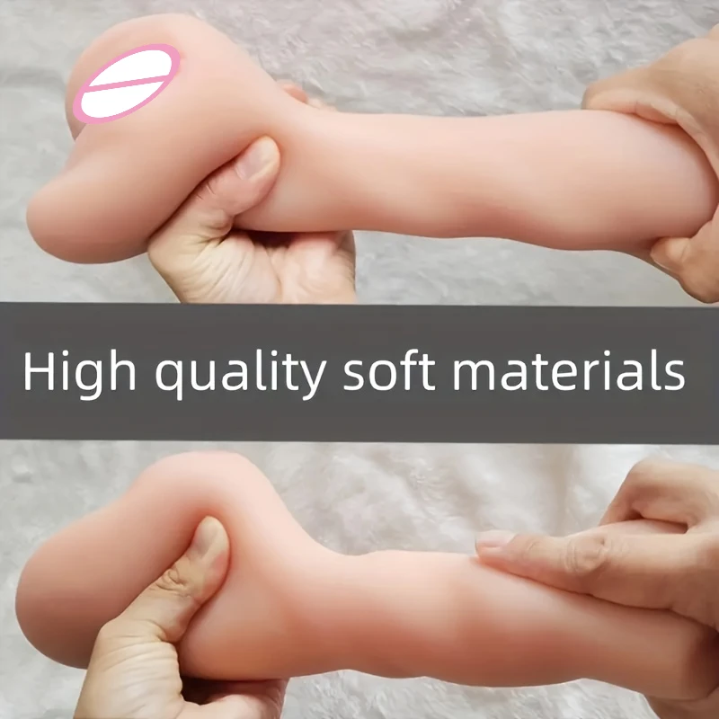 2 in 1 Male Masturbators Sex Toys 3D Realistic Textured Pussy Anus Masturbador Sex Doll Adult Pussy Blowjob Anal Sex Toy for Men