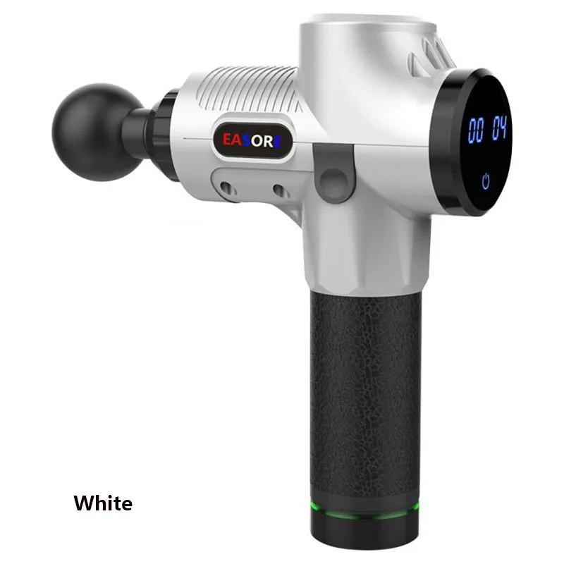 New Heat Massage Gun 120W Powerful Professional Easore X5 Pro Deep Muscle Massager With 14 Heads Brushless Motor For Home Gym